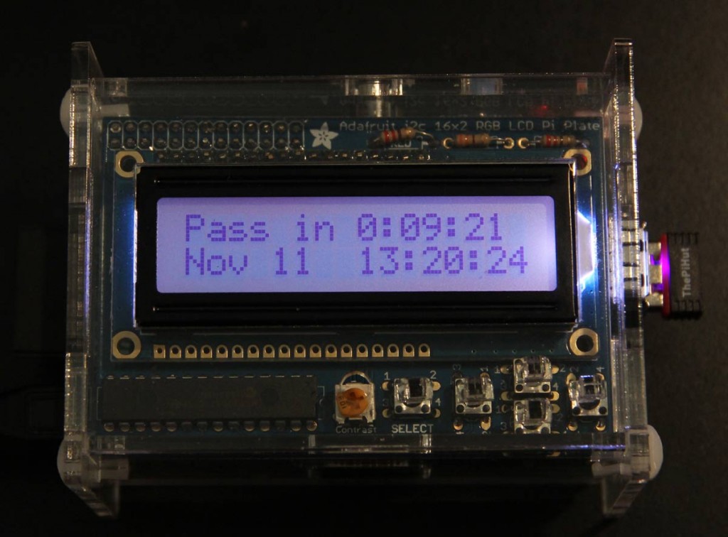 The display may be small - but it allows a lot of useful data about the ISS to be displayed.   I'll also work on adding support for a USB attached RGB LED for a nice colorful display when the ISS passes nearby,